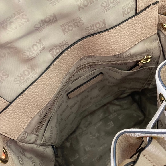 Michael Kors Backpack with Gold Bead Detail and matching wallet - Picture 6 of 16